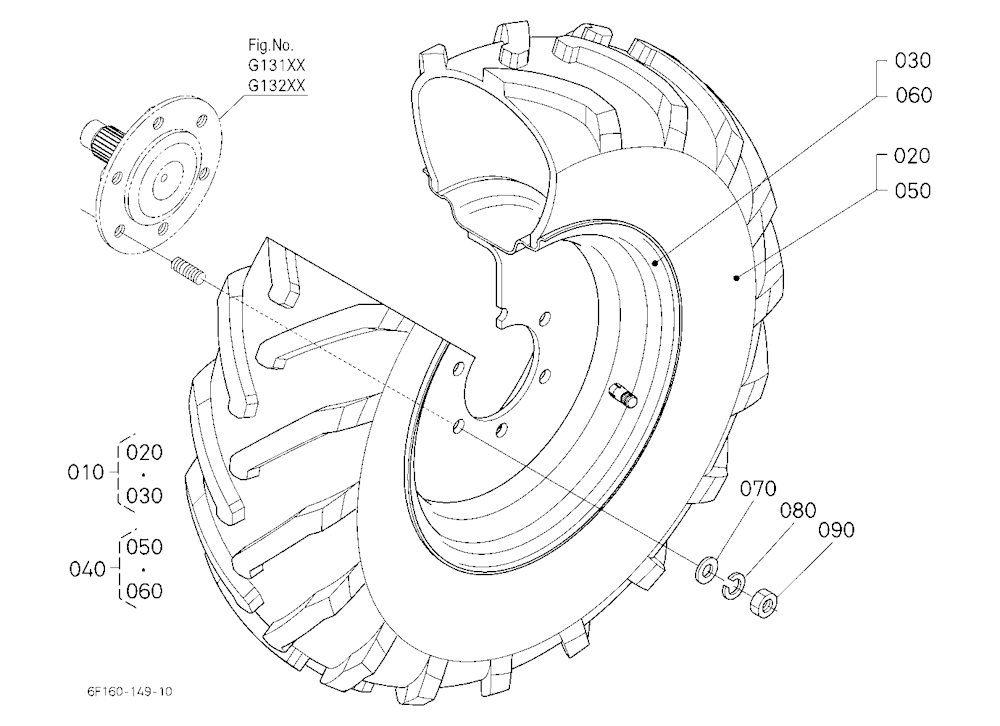 Front Wheel (180/85D12)