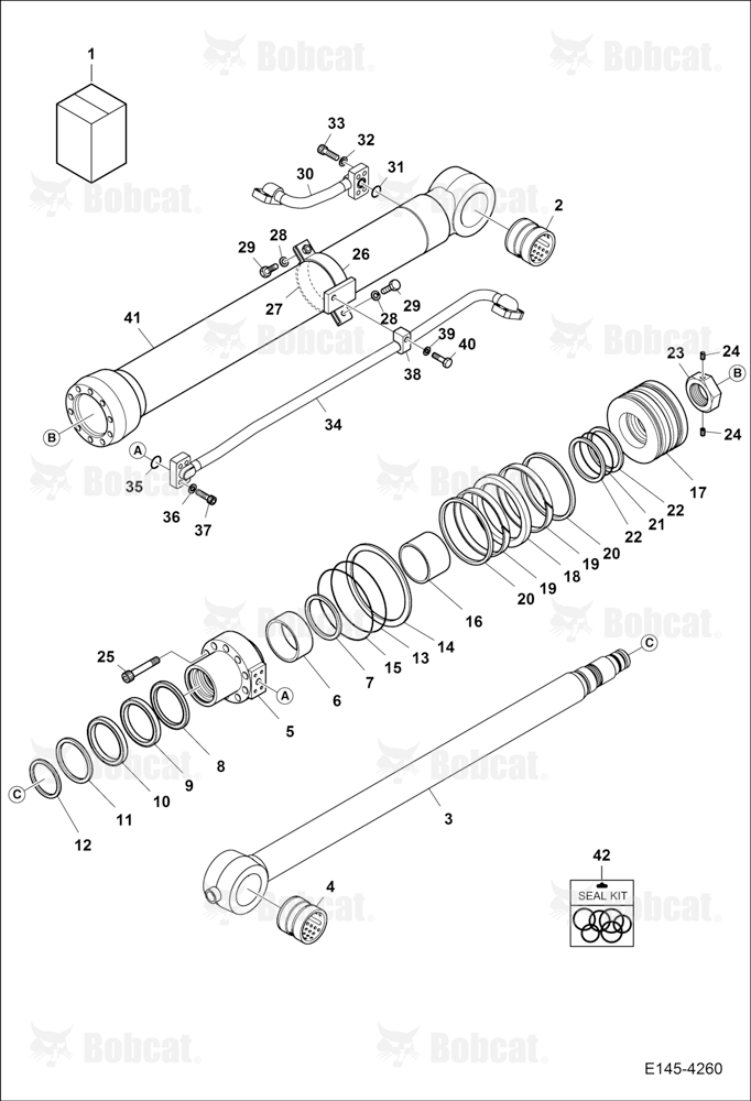 Bucket Cylinder (ARM (3.0m))