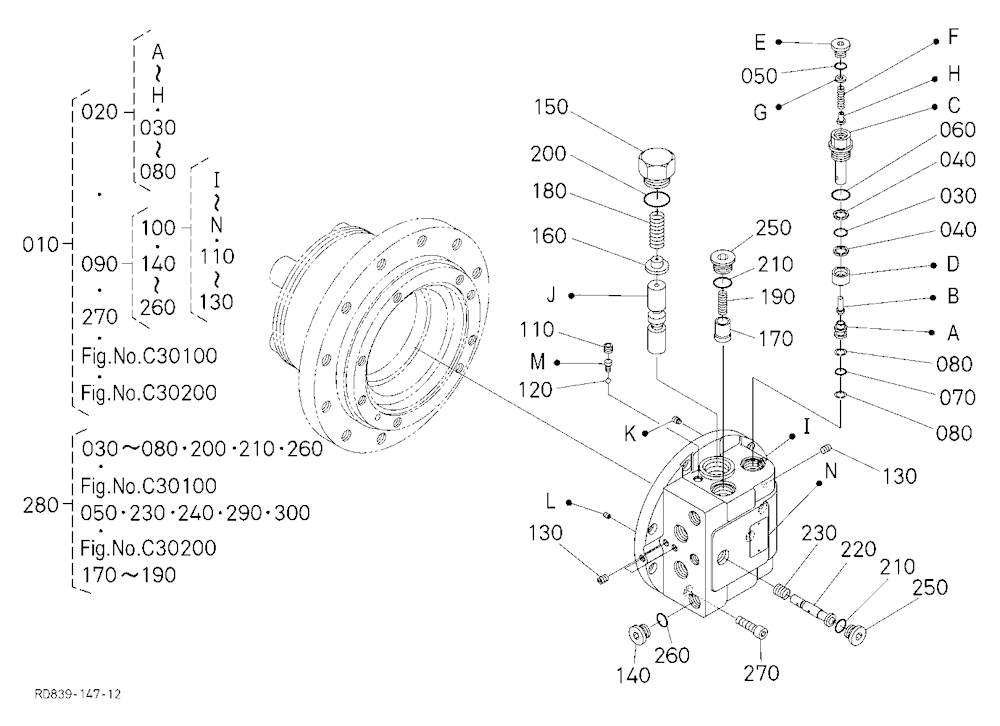 Drive Motor (Valve) [Component Parts]