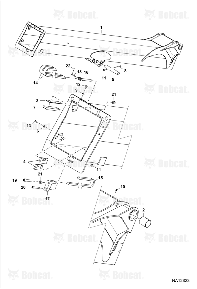 Outer Boom B41A11001 - B41A15000, B41C11001 - B41C15000
