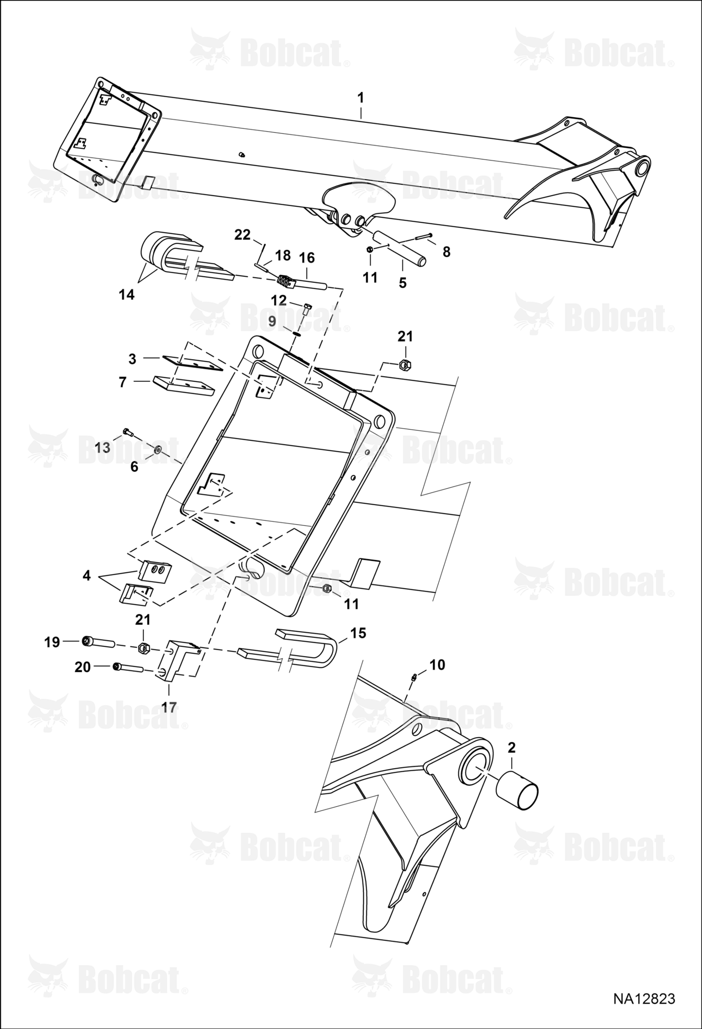 Outer Boom  B41B11001 - B41B15000, B41D11001 - B41D15000