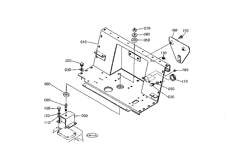 Center Frame W/O Cab