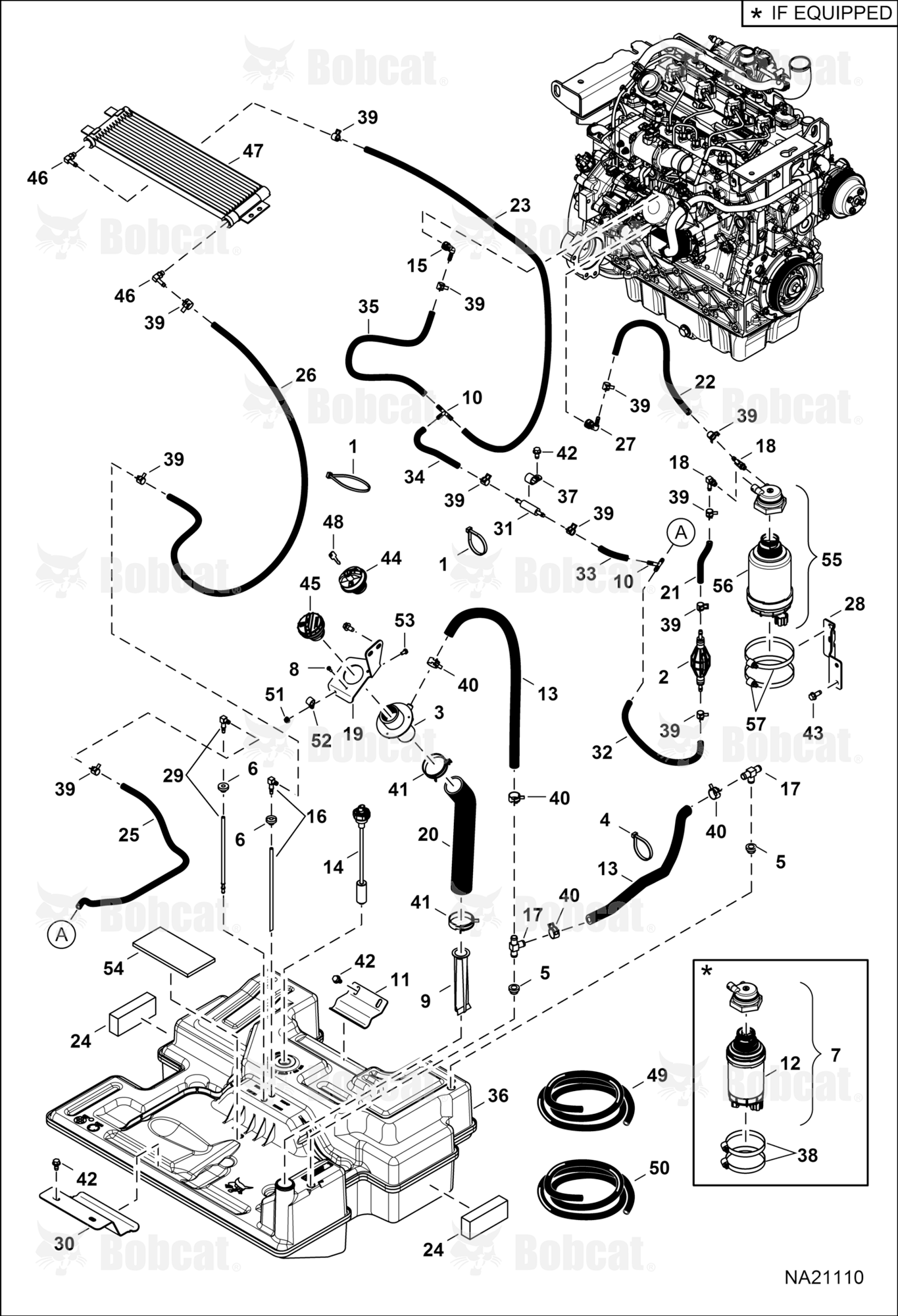 Engine & Attaching Parts (Fuel System)  AJ9C11001 - AJ9C11123
