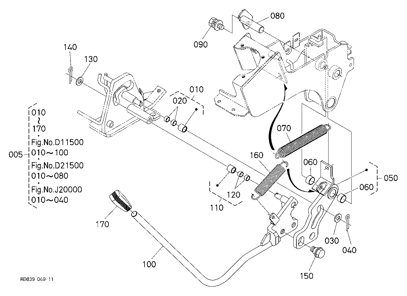 Control Lever (Safety Lock Lever)