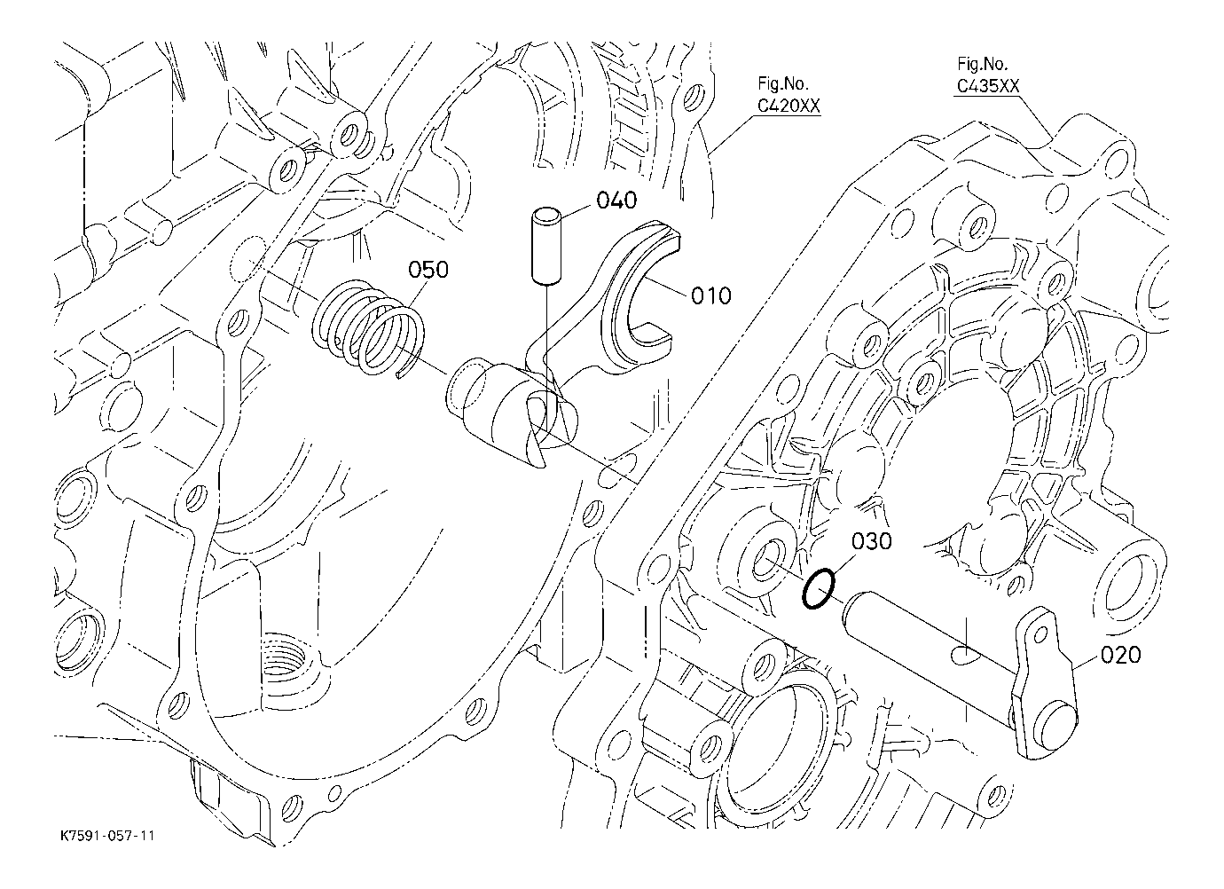 Rear Differential Lock Shift Fork
