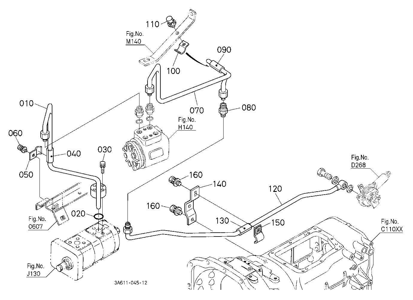 Hydraulic Oil Line (Steering/Pto)