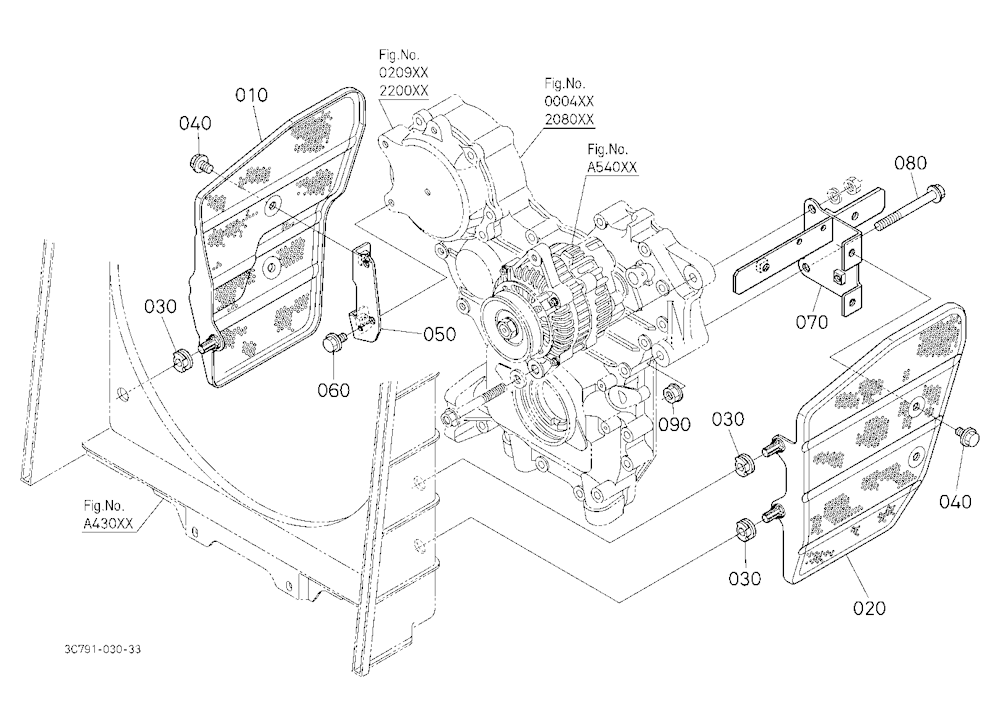 Hood(Bonnet) Side Cover [A]