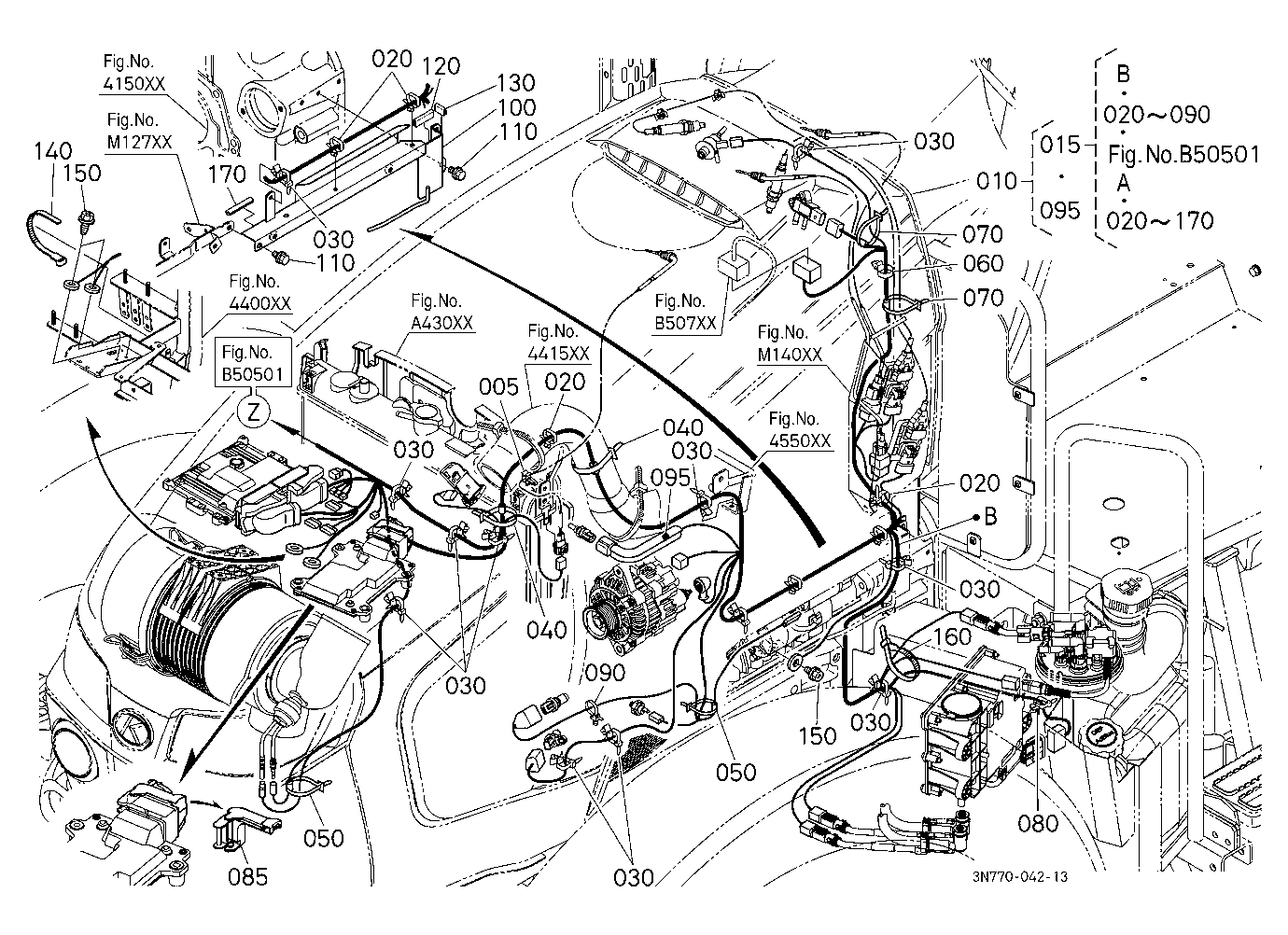Electrical Wiring (Engine Lh)
