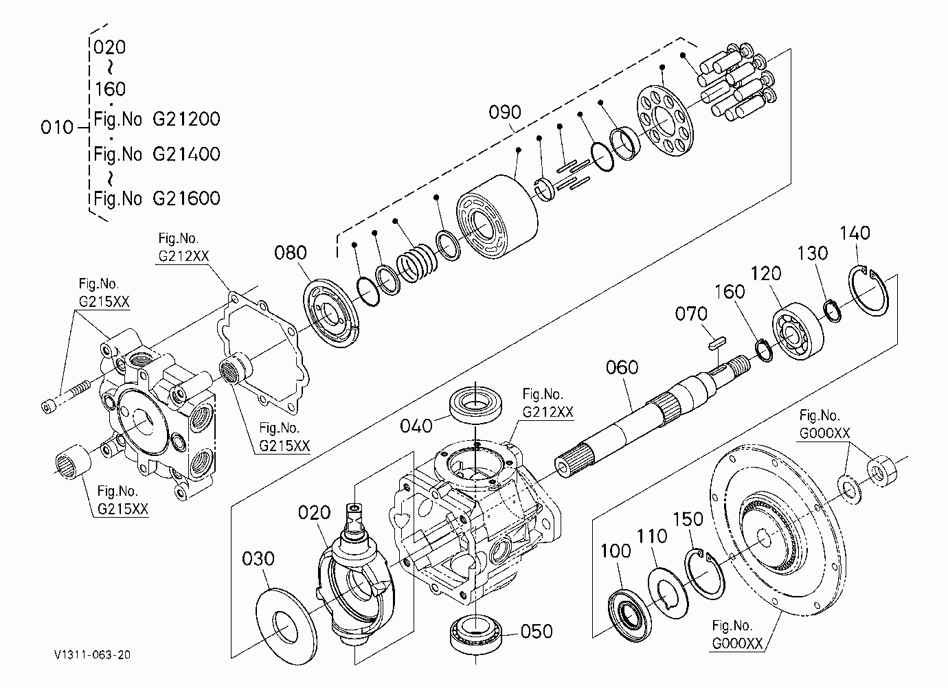 HST PUMP 2 (CYLINDER BLOCK) [COMPONENT PARTS]