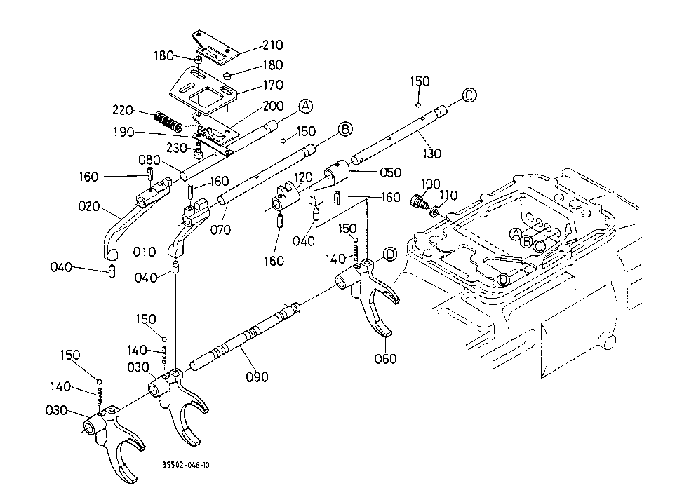 Main Gear Shift Fork
