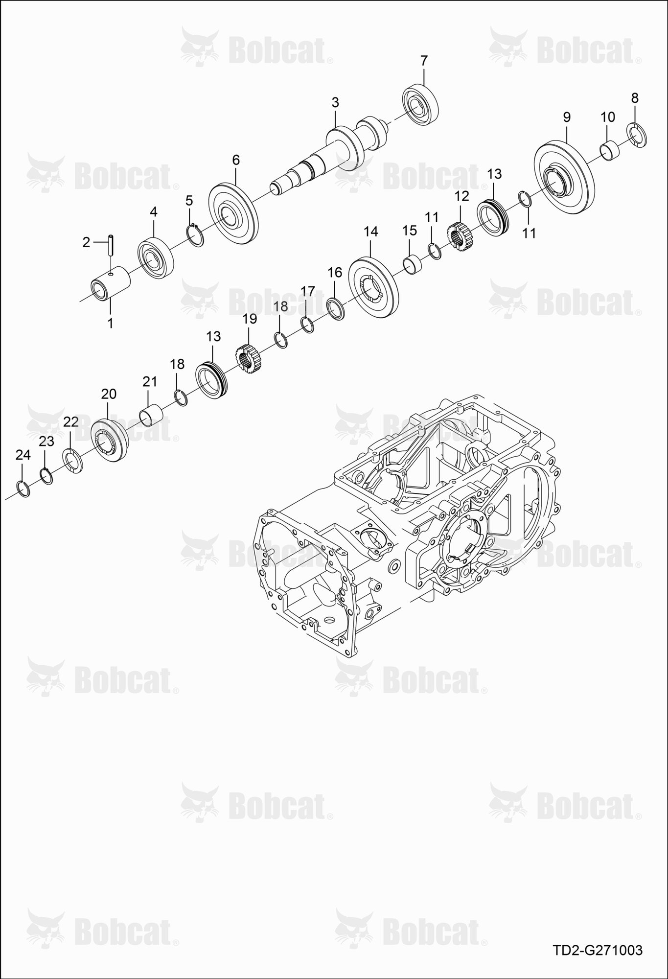 Range Shift Shaft Group