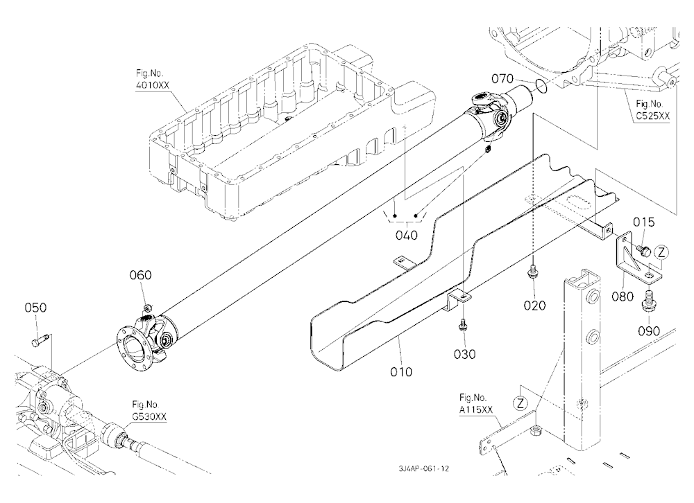 Propeller Shaft And Cover [With Front Suspension]
