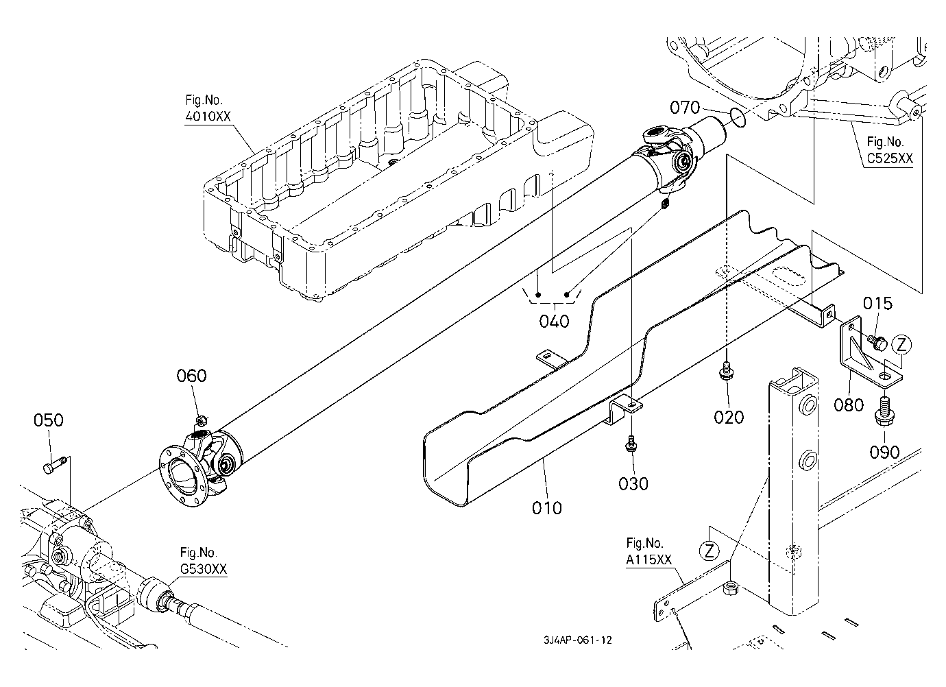 Propeller Shaft And Cover [With Front Suspension]