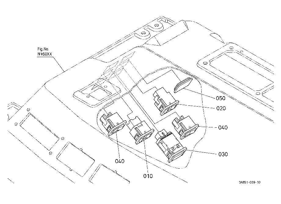 Switch (Wiper/Work Light) [Ca] [New Type]