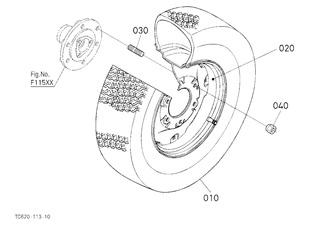 Front Wheel (23*8.50-12) [Old]