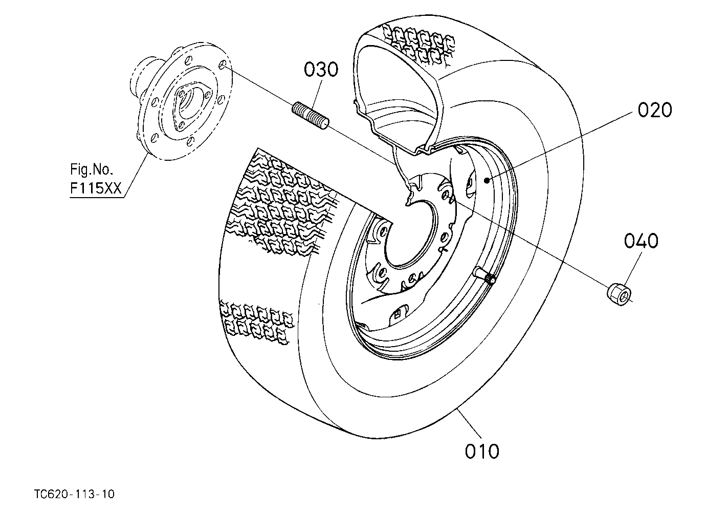 Front Wheel (23*8.50-12) [Old]