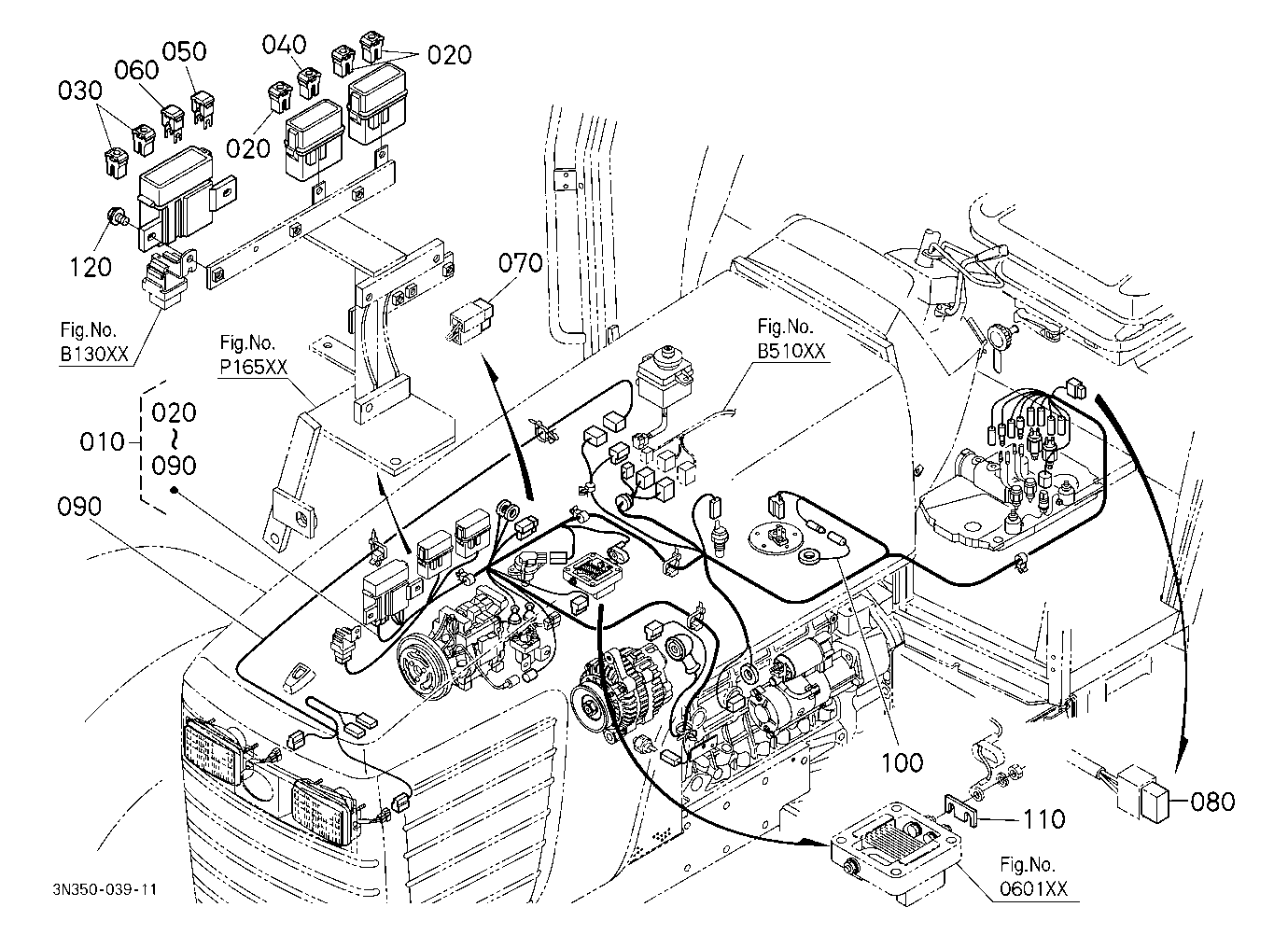 Electrical Wiring (Engine) [Except Dual Speed Type