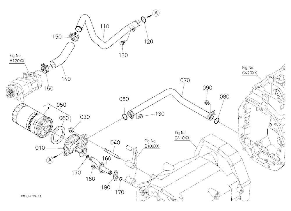 Hydraulic Oil Line (Inlet)