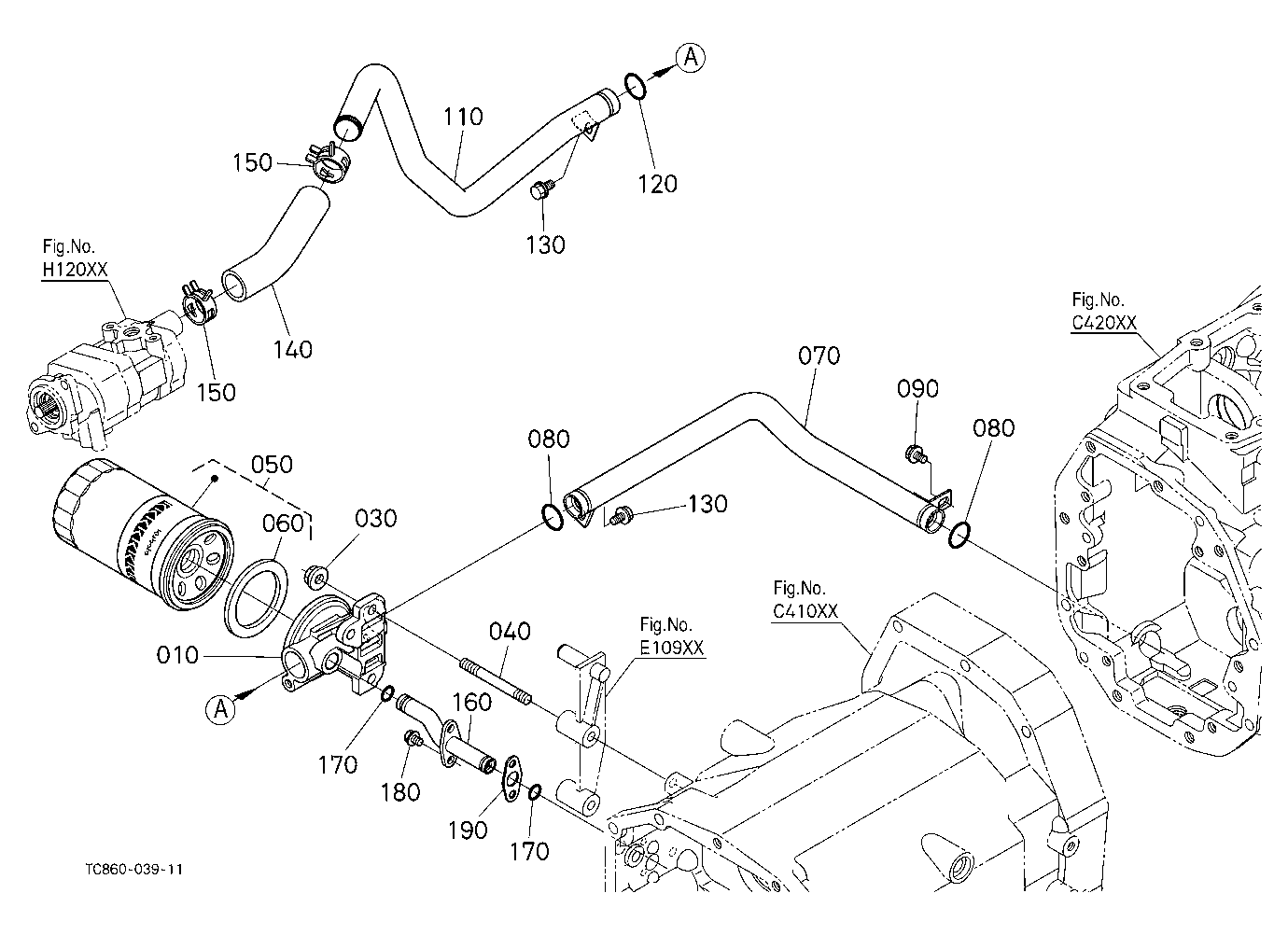 Hydraulic Oil Line (Inlet)