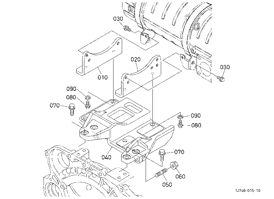 Diesel Particulate Filter Muffler Bracket