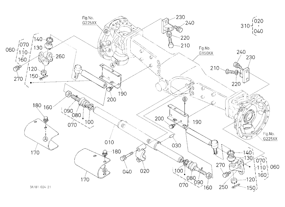 Tie Rod/Steering Cylinder [Cab Type]