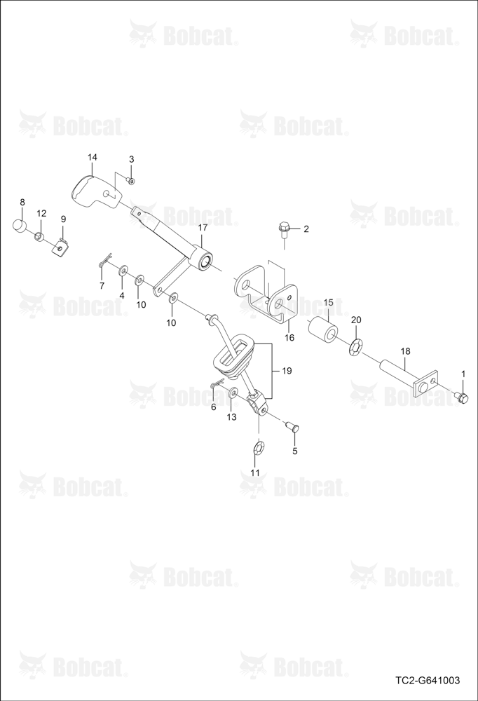 Position Draft Control Lever Group