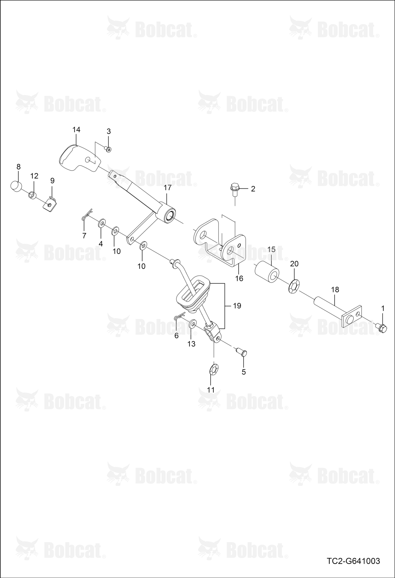 Position Draft Control Lever Group