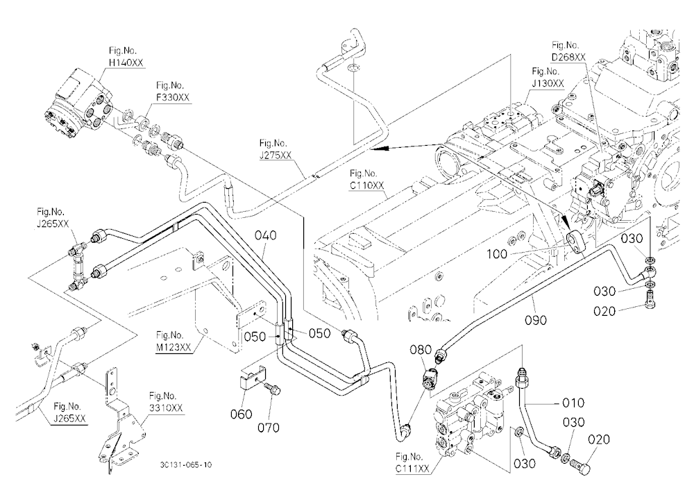 Hydraulic Oil Line (Shuttle/Controller)