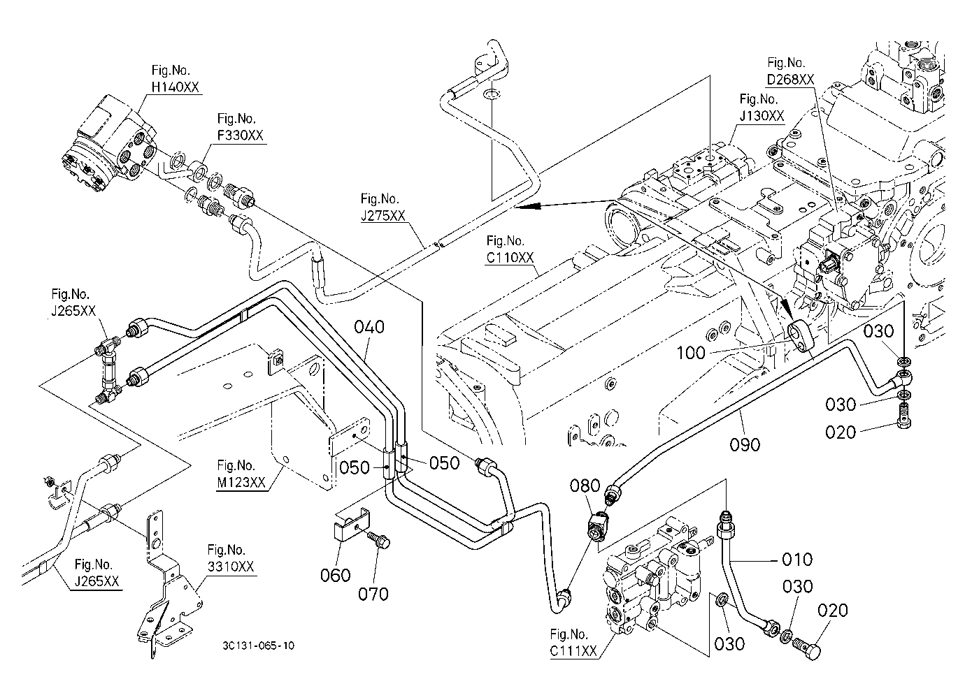 Hydraulic Oil Line (Shuttle/Controller)