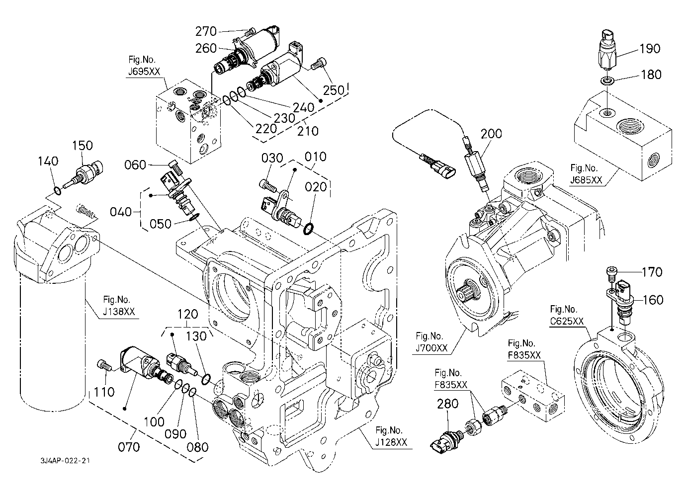 Switch/Sensor/Valve (Hydraulic Pump Housing/Pto Sh