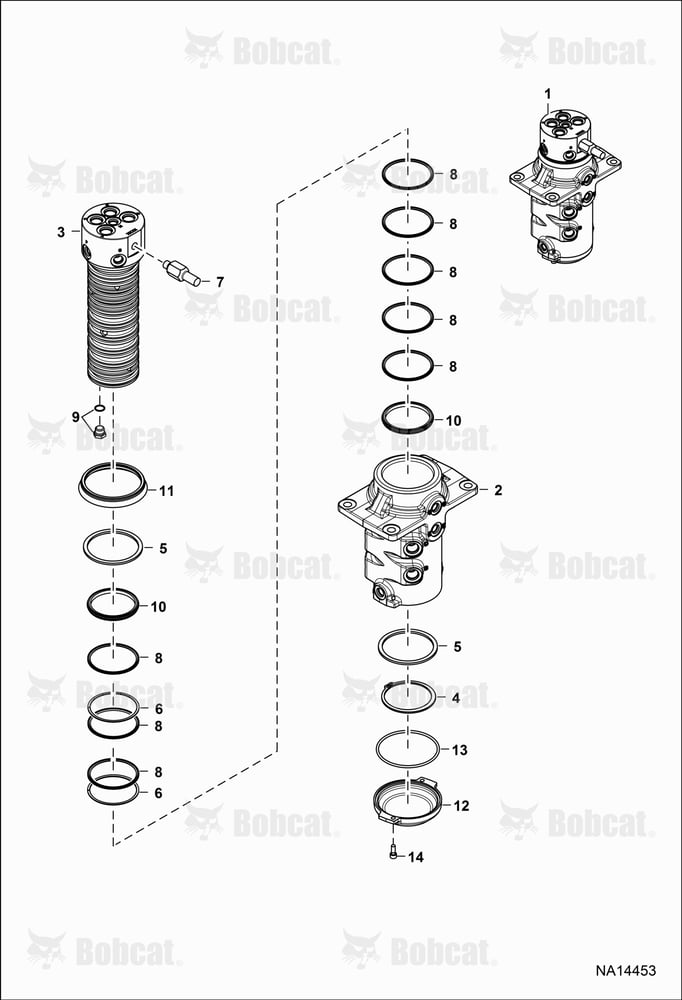 Swivel ASSY (W/O Angle Blade)