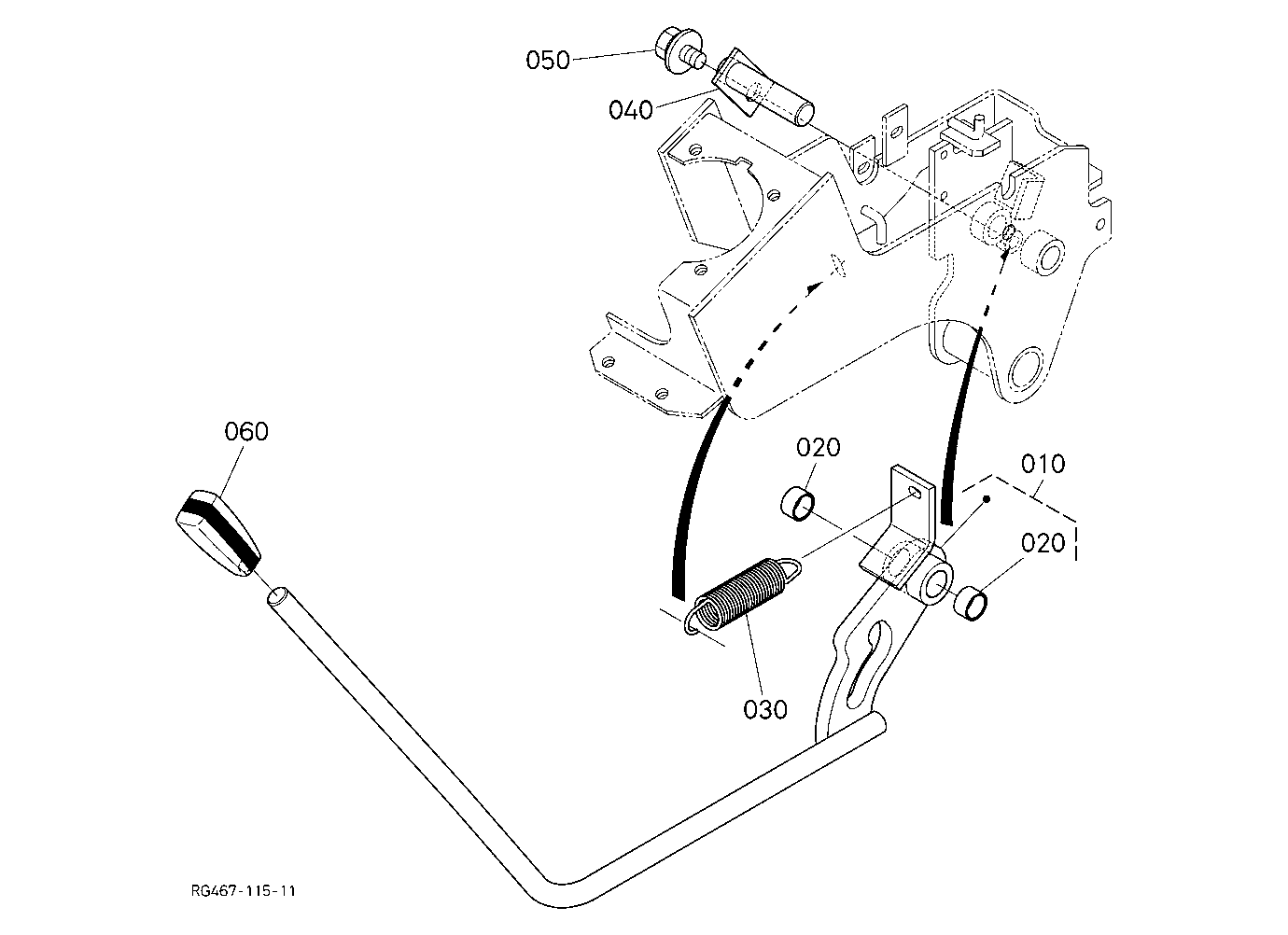 Control Lever (Safety Lock Lever)