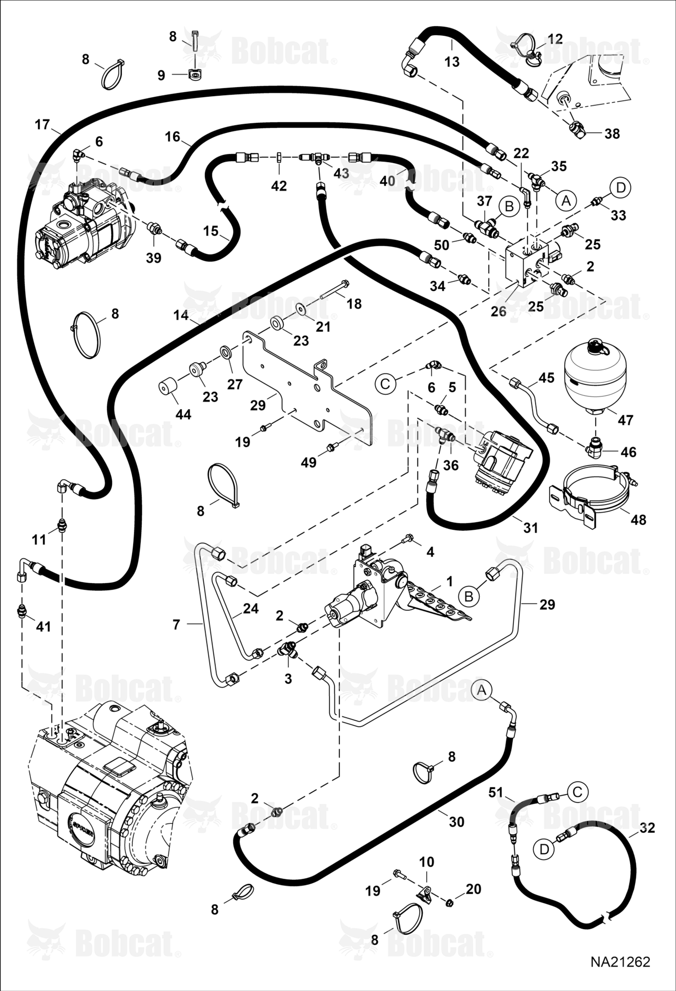 Hydraulic Circuitry (Brake System) (Italy Configuration)