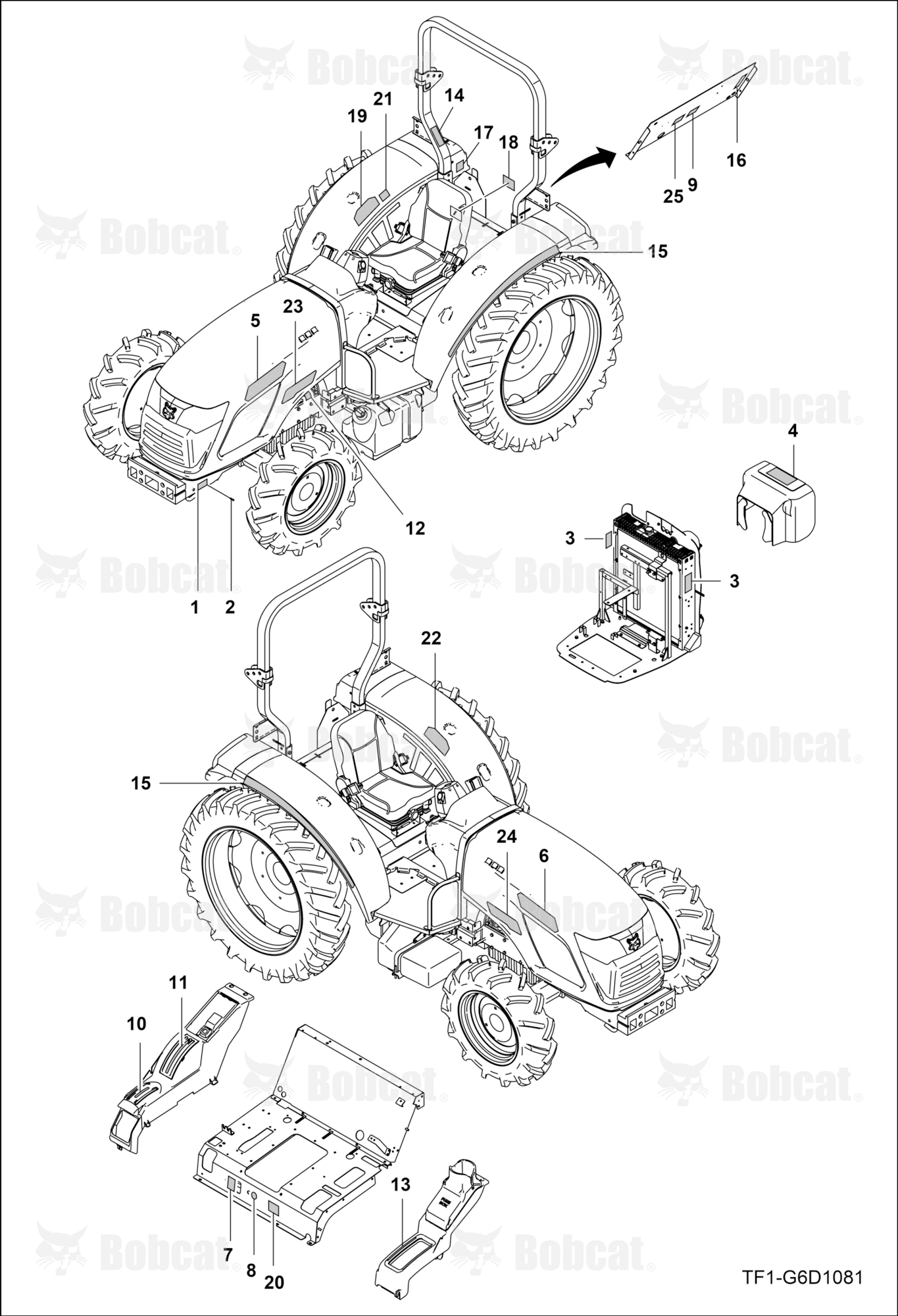 Decals (Bonnet, Main Frame)