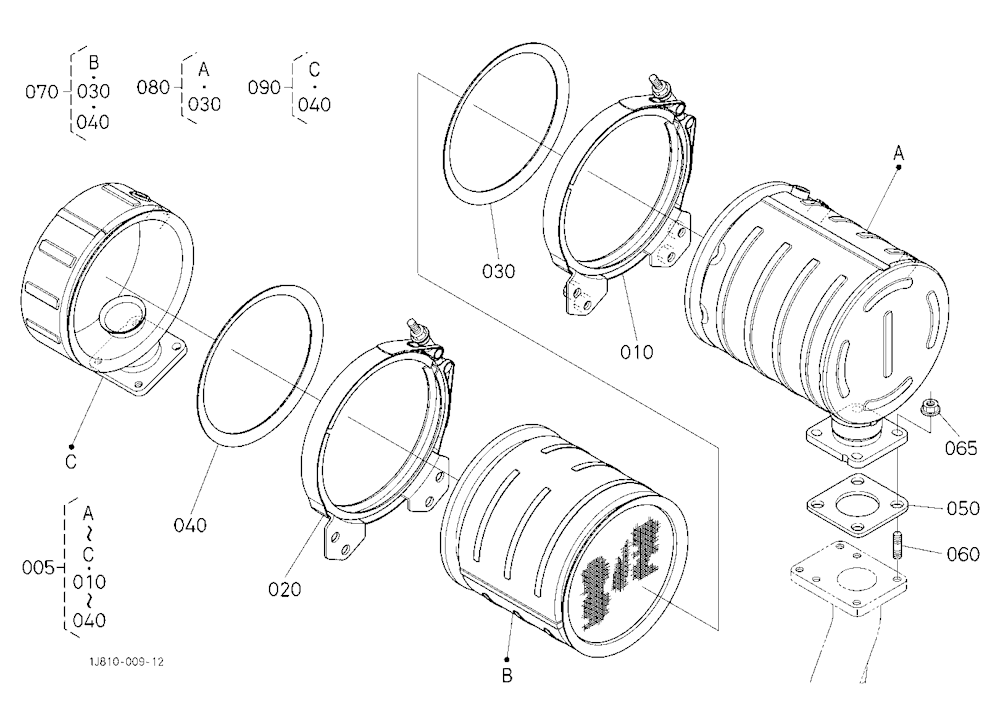 Diesel Particulate Filter Muffler