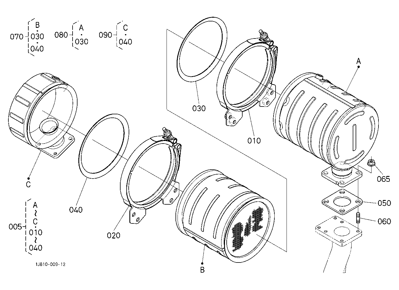 Diesel Particulate Filter Muffler