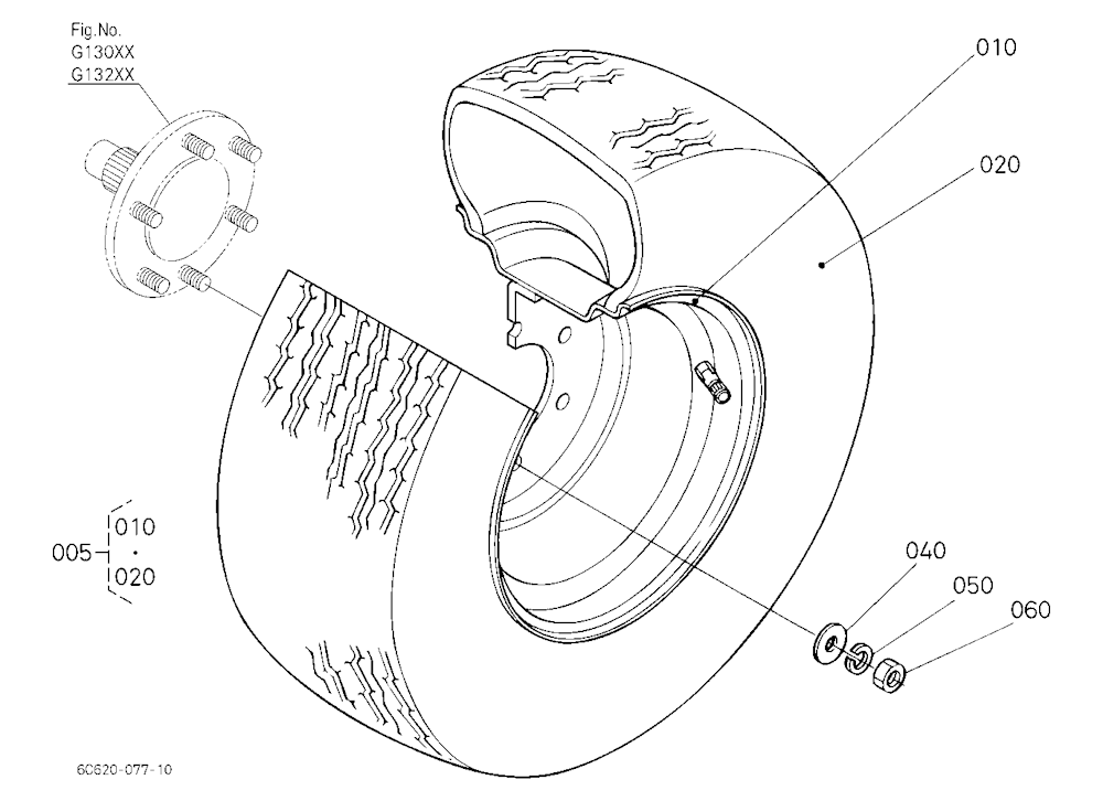 Front Wheel (21*8.00-10)