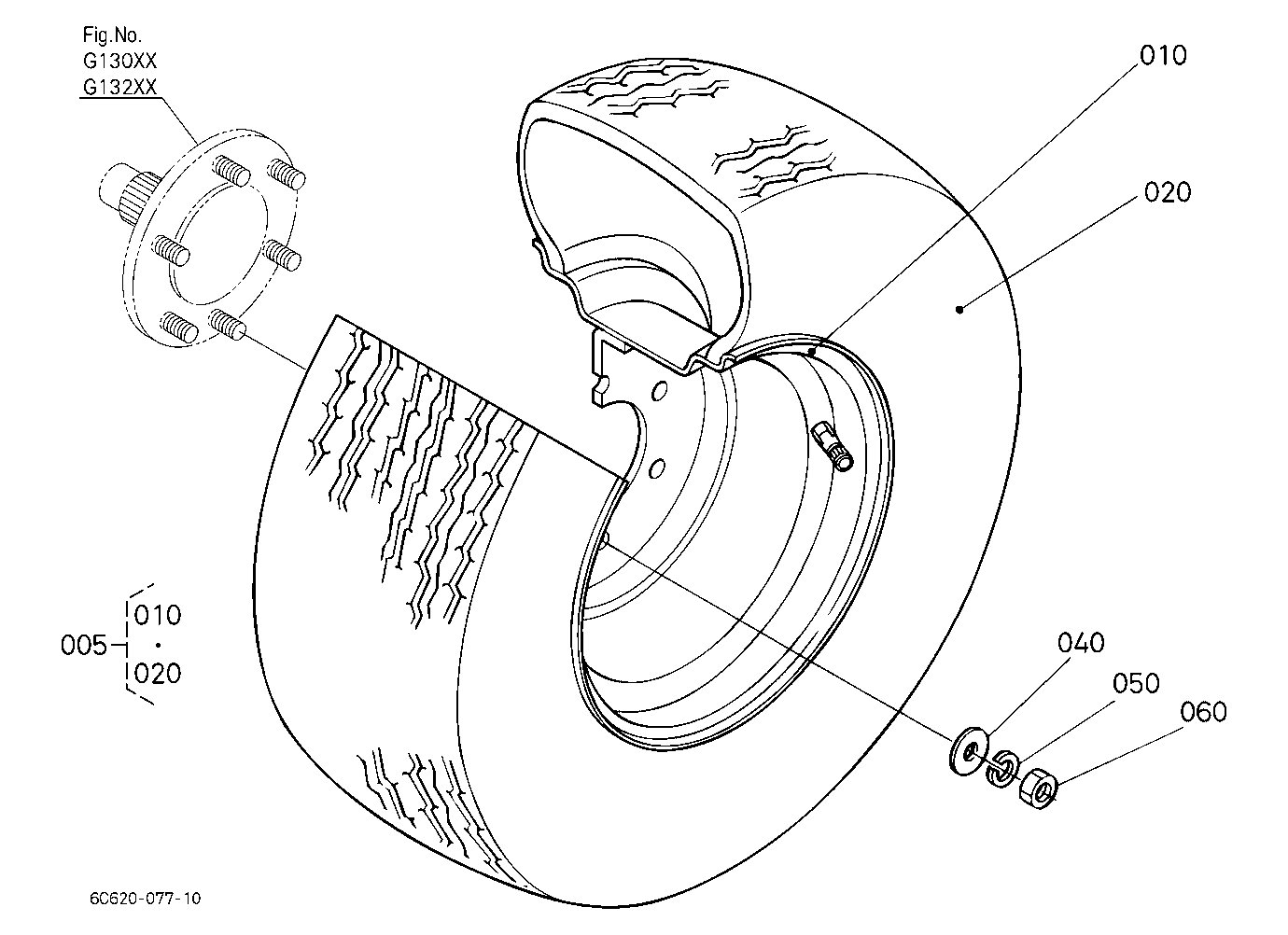 Front Wheel (21*8.00-10)