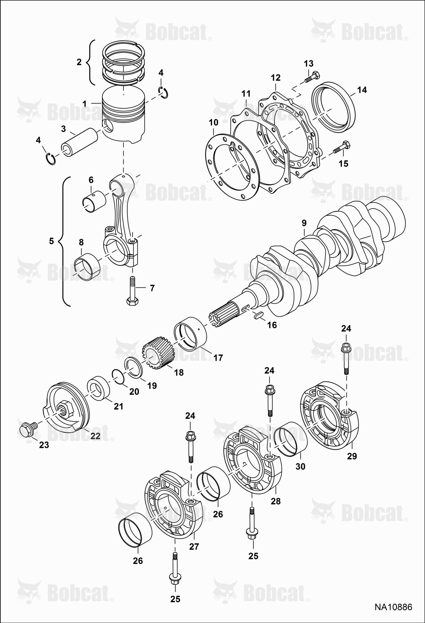 Piston & Crankshaft (Tier IV)