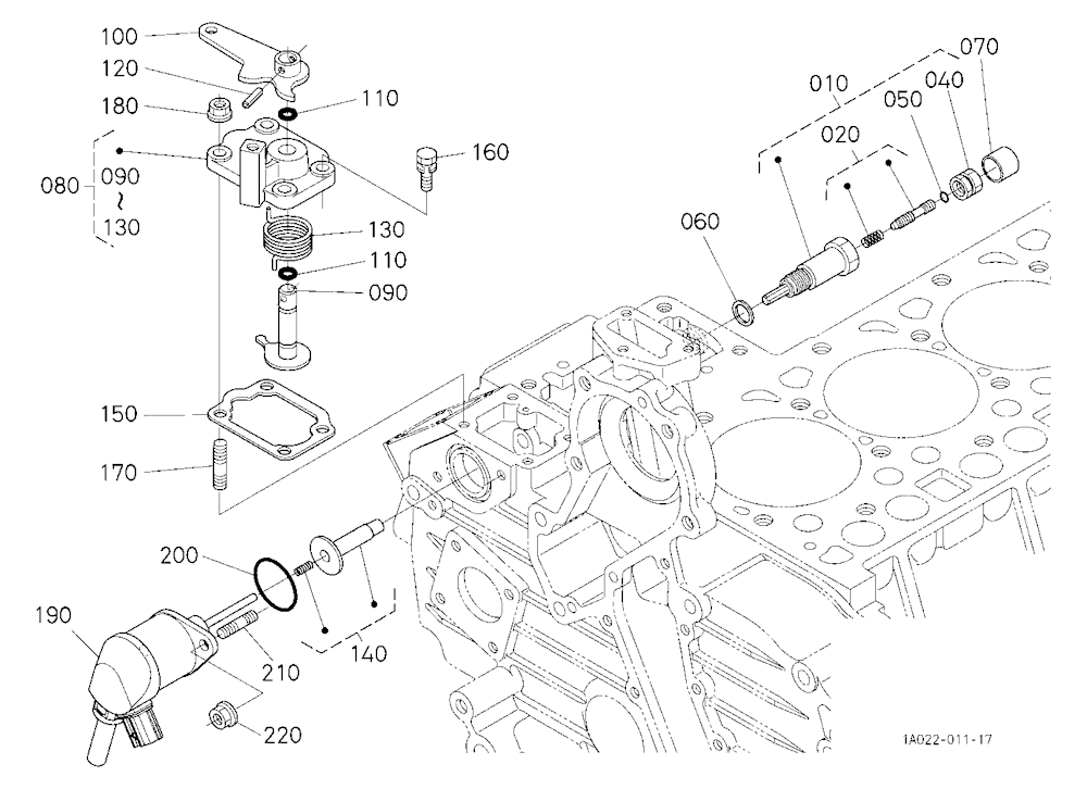 Engine Stop Lever