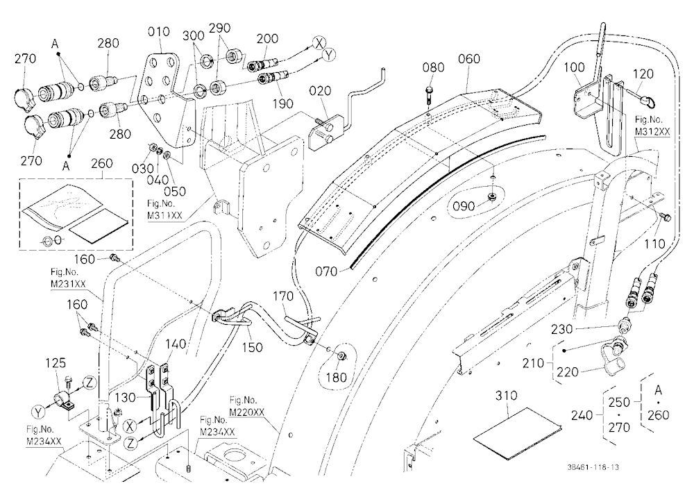 Front Coupler Kit (1St) (W/G No.M8235) [Option]
