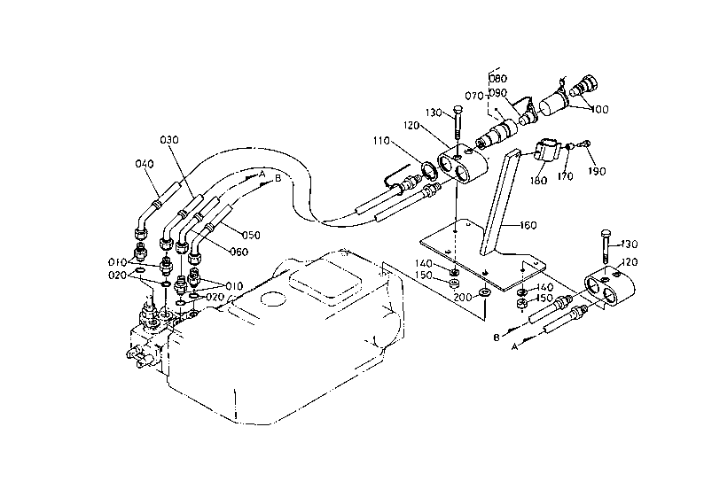 Aux.Control Valve Hose