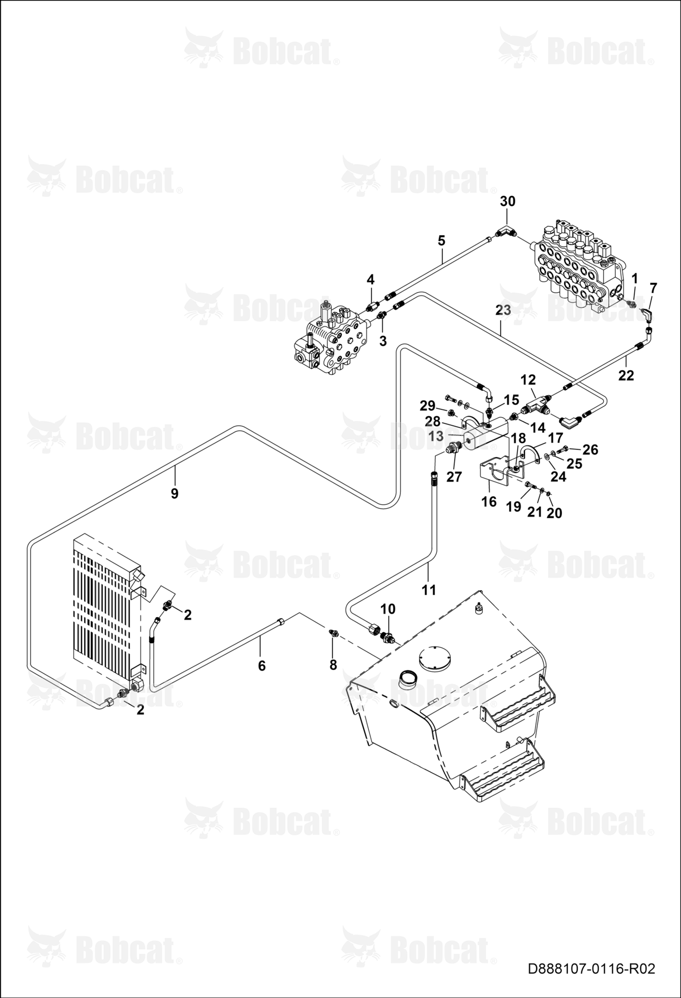 Leak Collection Block Circuit  B45311001 - B45311033