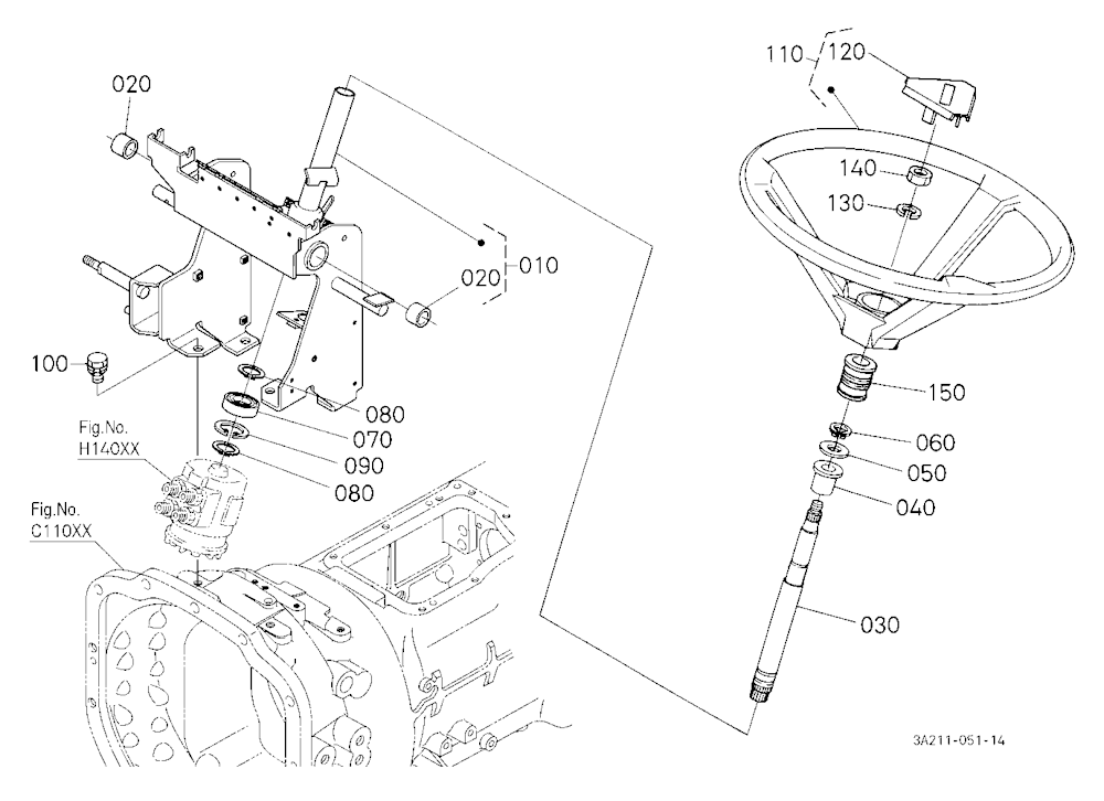Steering Handle [Rops Type] [New Type]