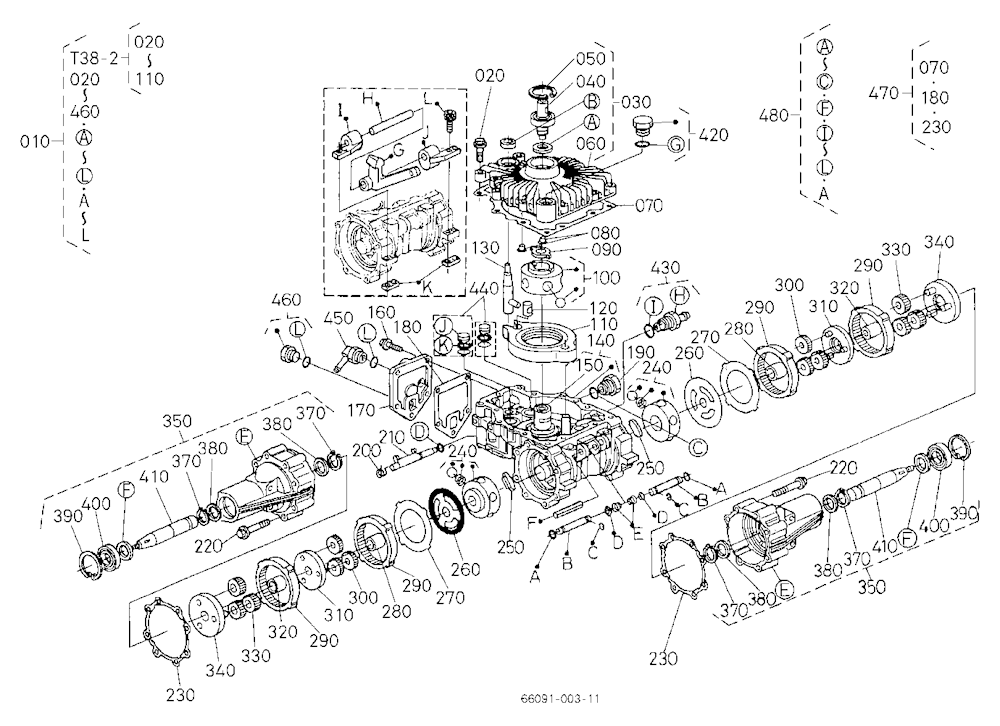 Hst Transaxle [Component Parts]