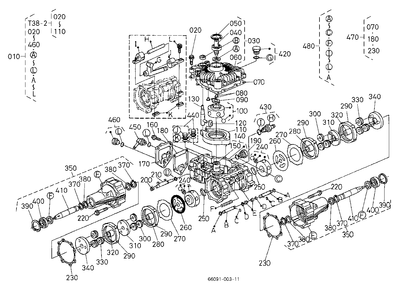Hst Transaxle [Component Parts]