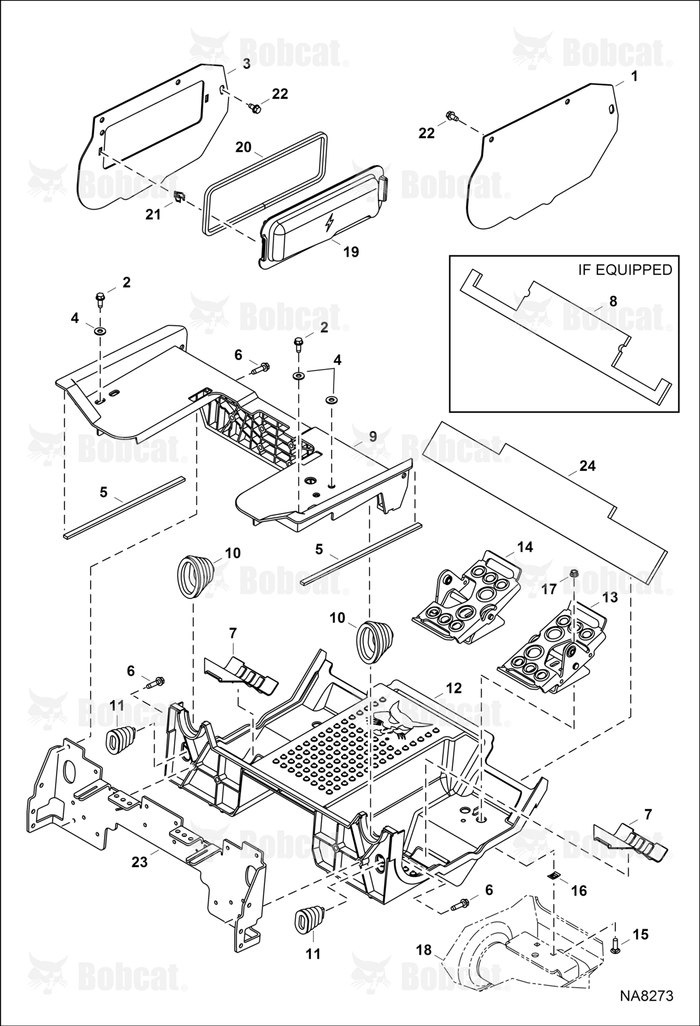Panels (Floor Pan) (Manual Controls, AHC & ACS)