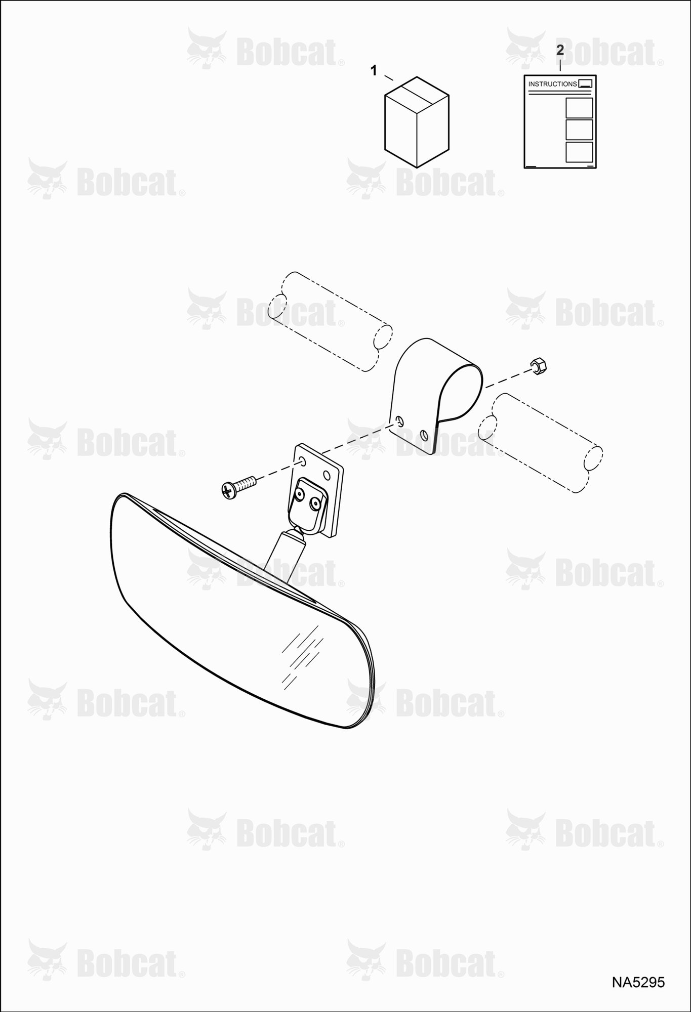 Rear View Mirror Kit