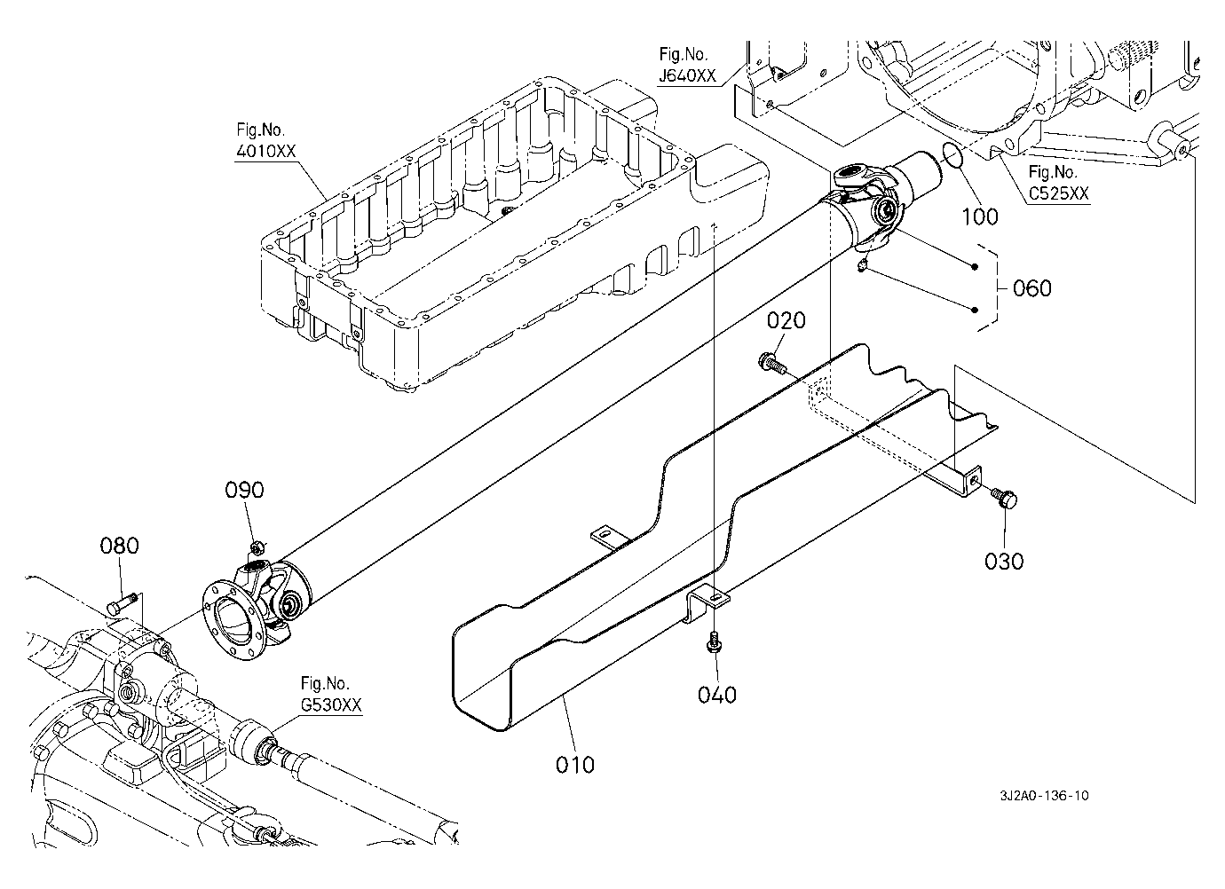 Propeller Shaft And Cover [With Front Suspension]