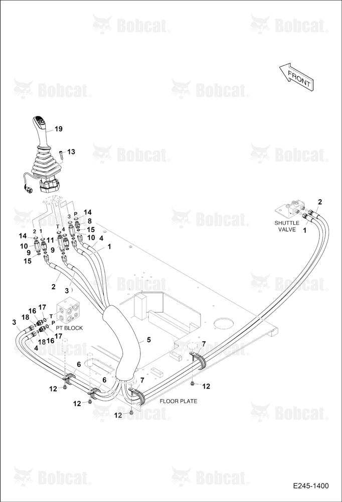 Pilot Piping (Seven)(Joystick LH)